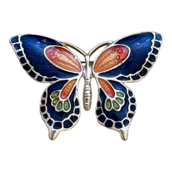 Vintage Butterfly Pin Broach - Picture 1 of 2